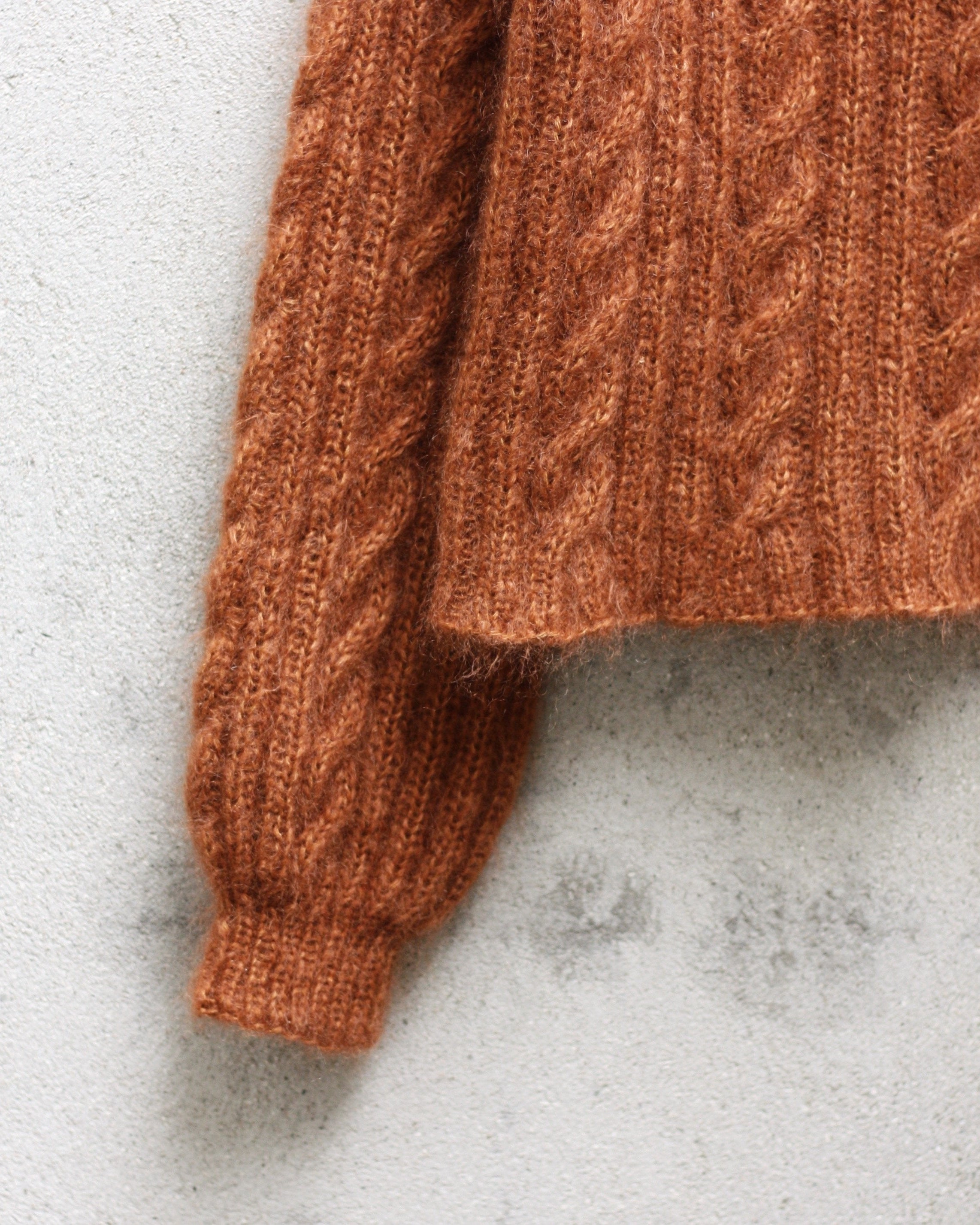 Ribbed Cable Sweater